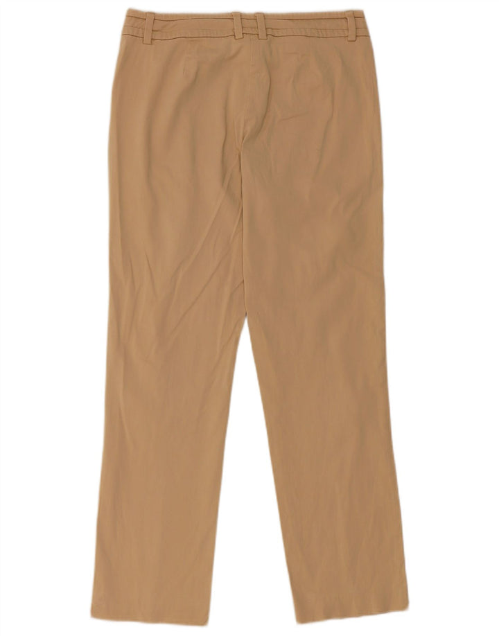 TRUSSARDI Pantalon décontracté droit IT 42 Medium W28 L27 Beige