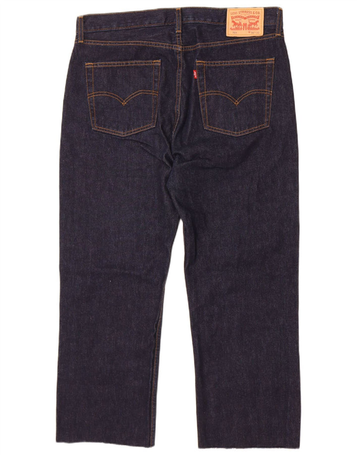 Levi's Jean 751 Cropped W36 L26 Homme Bleu Marine Coton