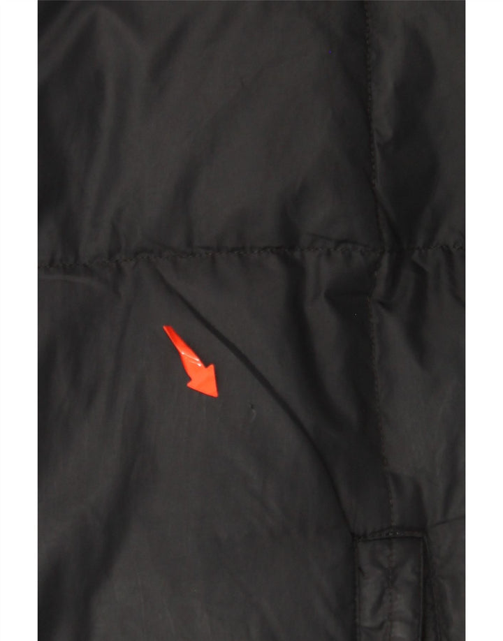 TOMMY HILFIGER Veste matelassée à capuche pour hommes UK 42 XL Noir Polyester