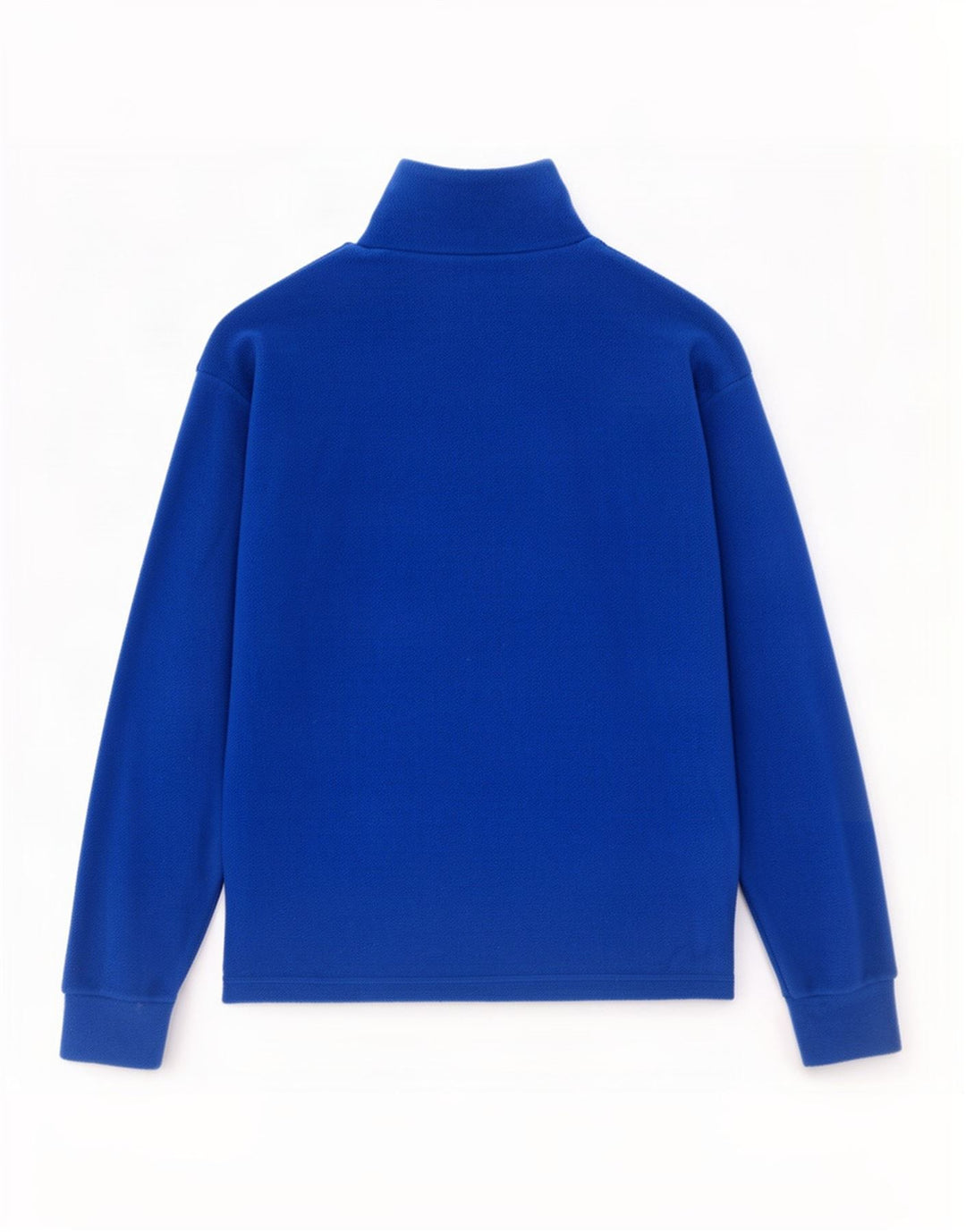 Fila Pull polaire à col zippé pour homme IT 52 Large Bleu Polyester