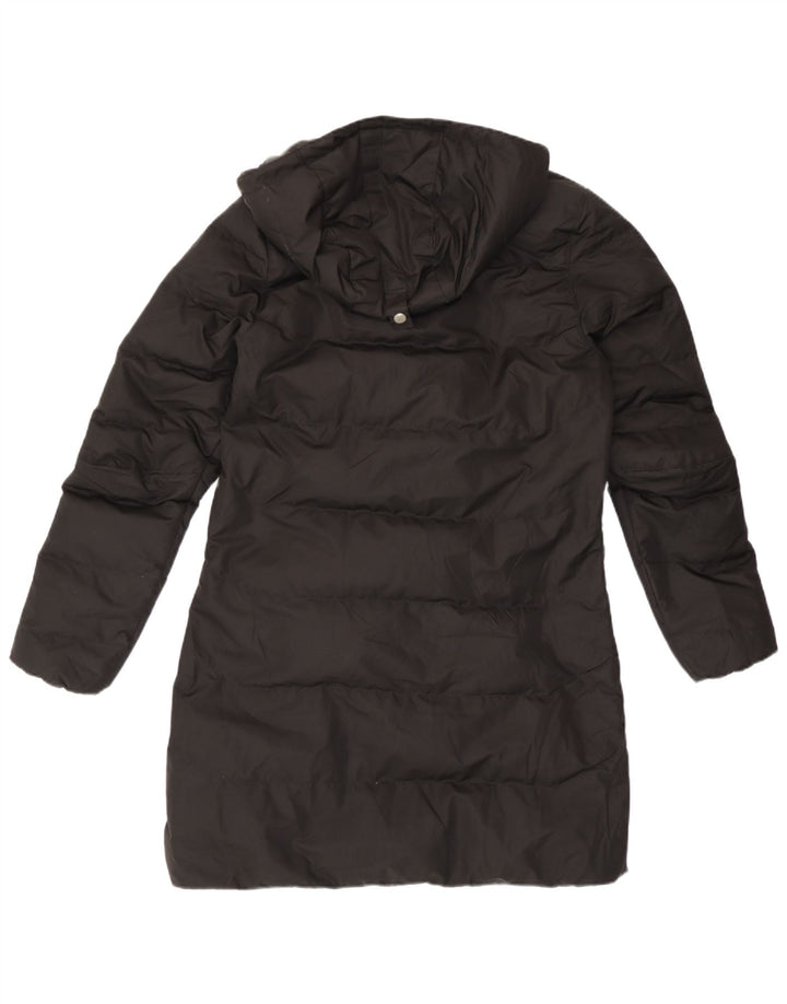 Helly Hansen Manteau rembourré à capuche pour femme UK 10 Petit Noir Polyester