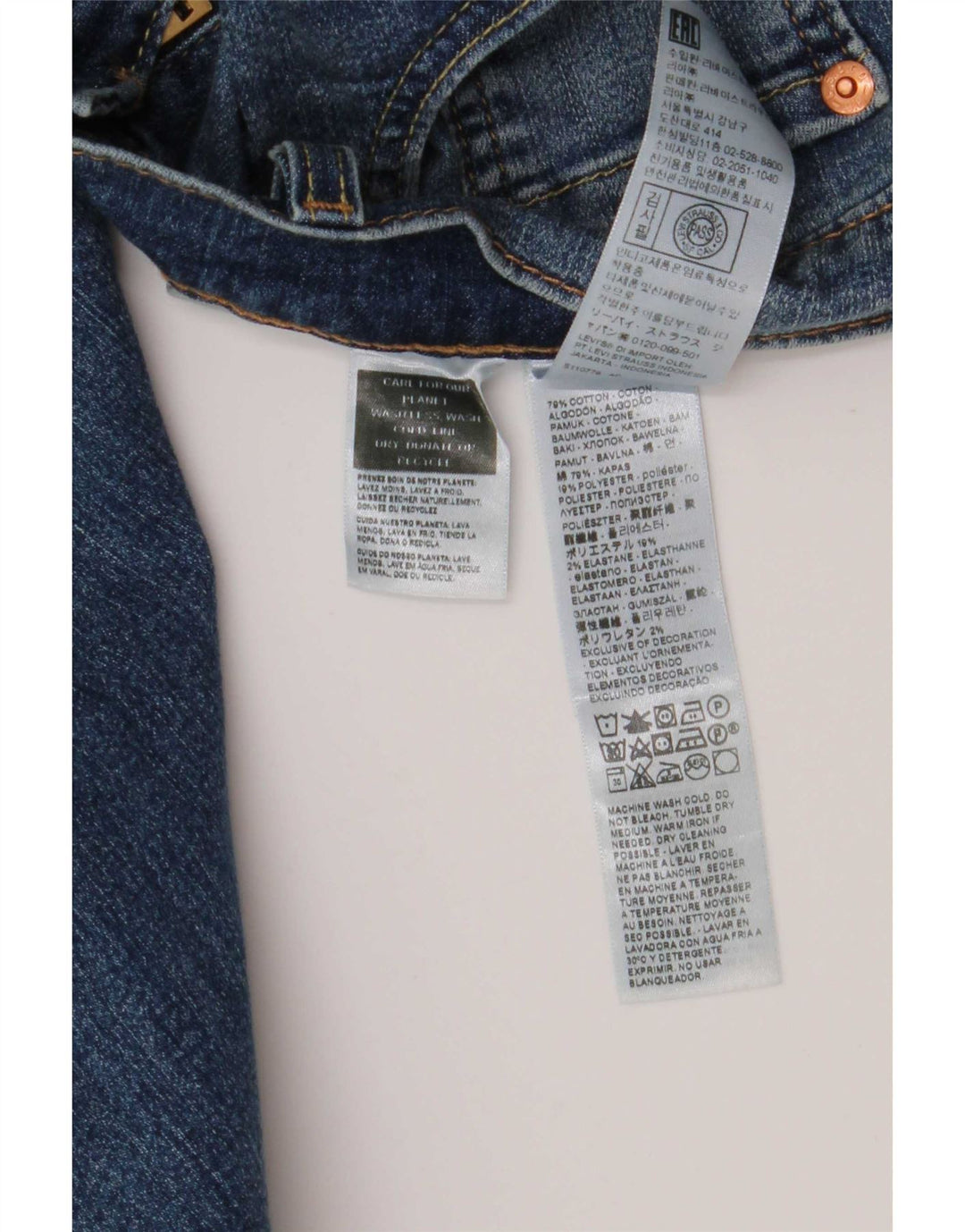 Levi's Jean 502 Tapered Homme Bleu Coton W29 L32