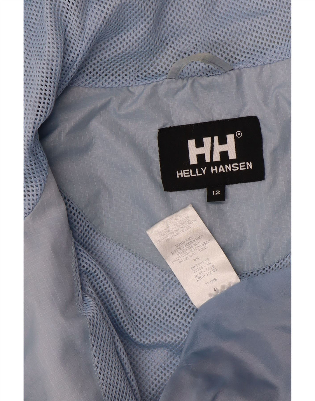 Helly Hansen Veste coupe-vent à capuche pour garçon 11-12 ans Bleu Colorblock