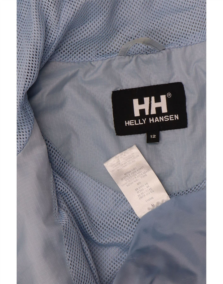 Helly Hansen Veste coupe-vent à capuche pour garçon 11-12 ans Bleu Colorblock
