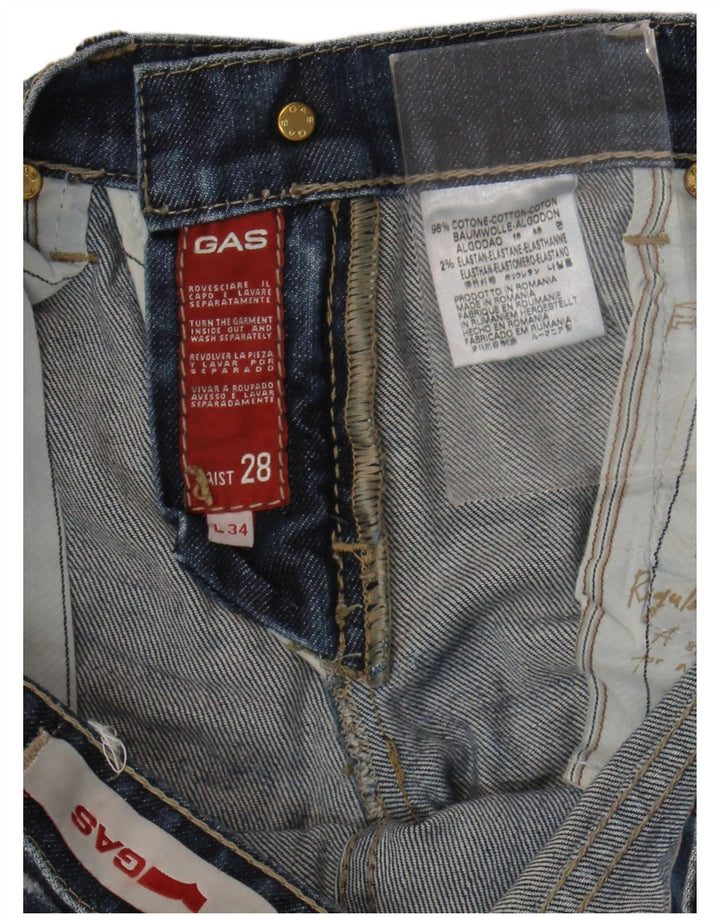 Jean Bootcut Femme Gas W28 L29 Bleu Coton
