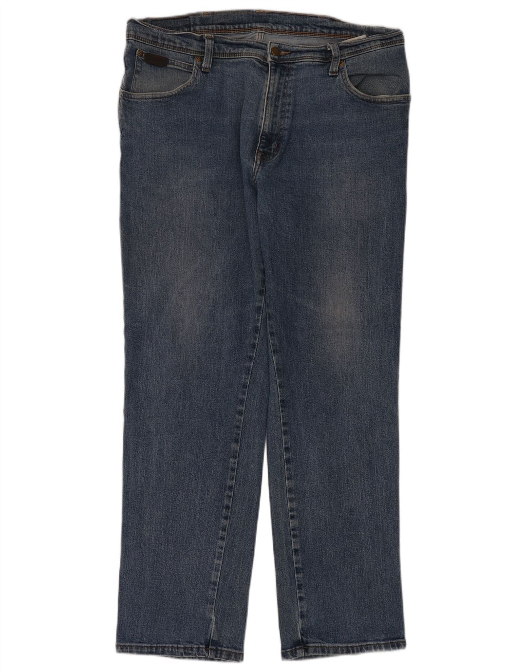 Wrangler Jean droit coupe droite W38 L32 en coton bleu pour homme