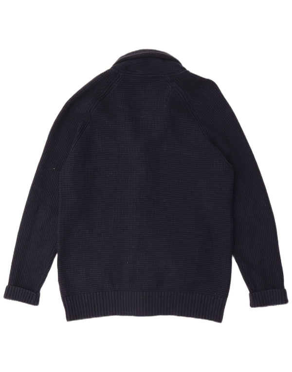 FAT FACE Cardigan Homme Pull XL Bleu Marine Coton