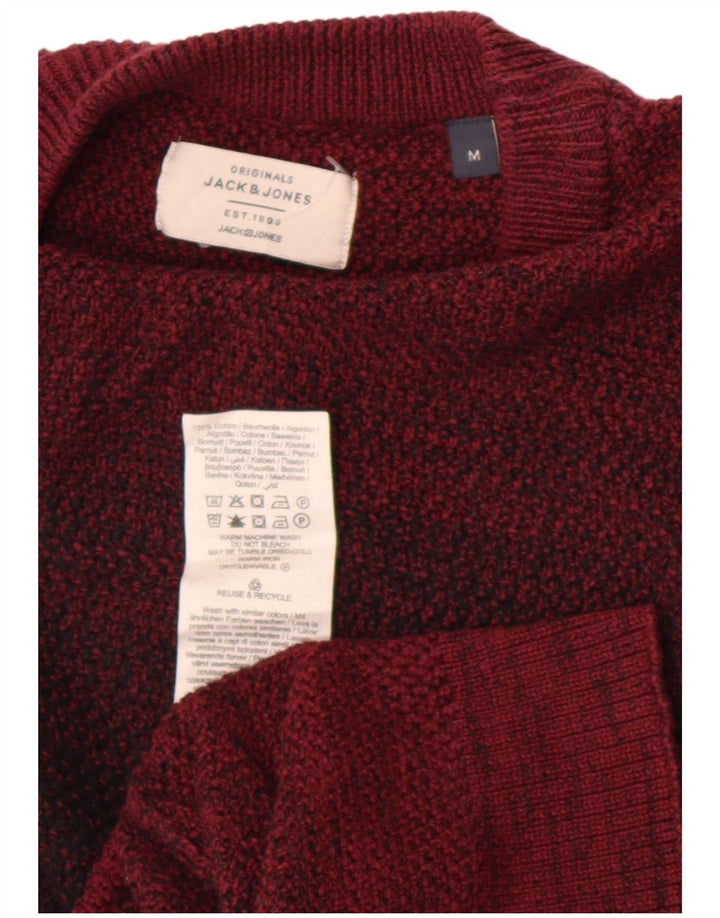 Jack & Jones Pull Col Rond Homme Marron Moyen Colourblock Coton