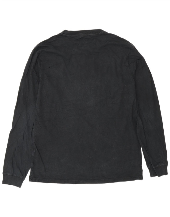 Converse Haut à manches longues pour homme en coton noir moyen