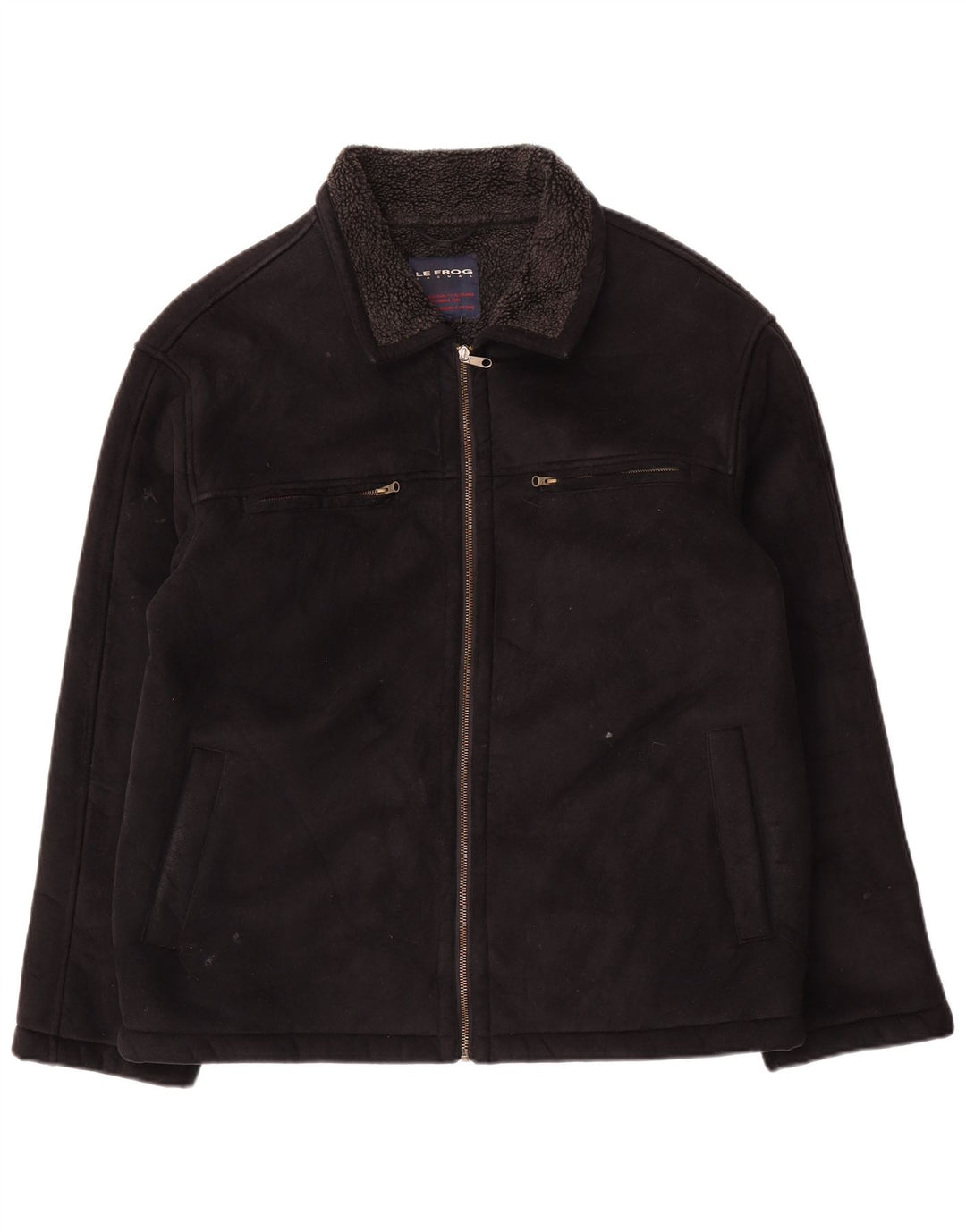 Le Frog Veste utilitaire pour homme UK 38 Medium Noir Polyester