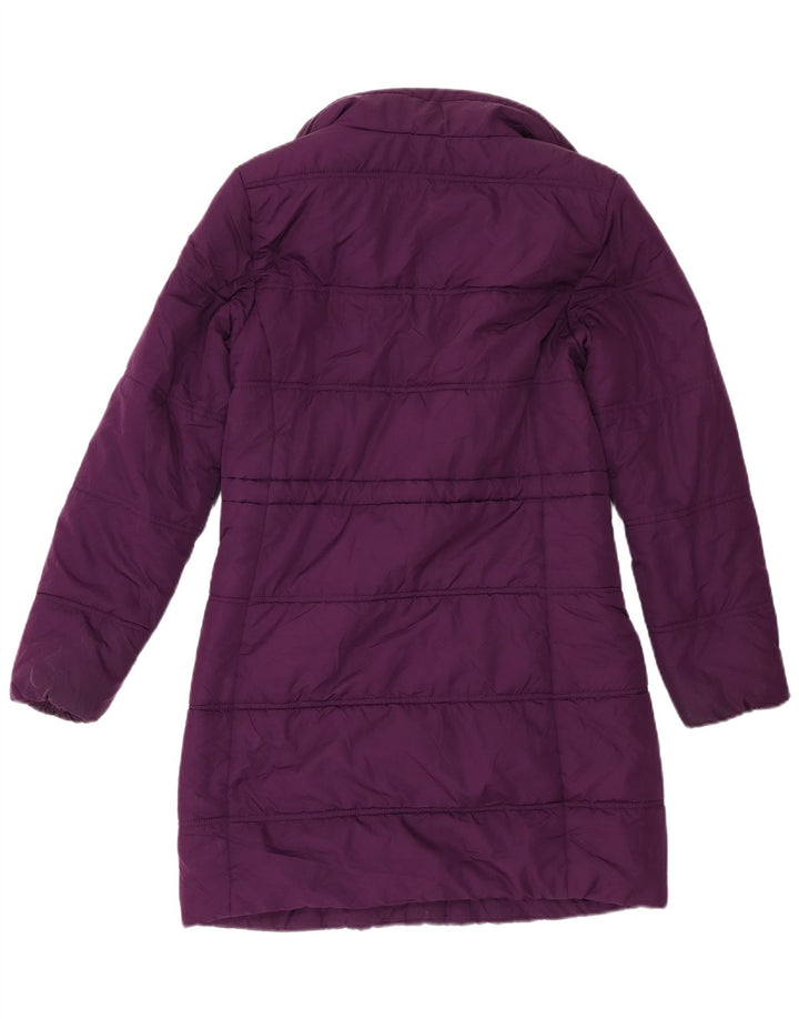 Marks & Spencer Manteau rembourré pour femme UK 10 Small Violet Polyester