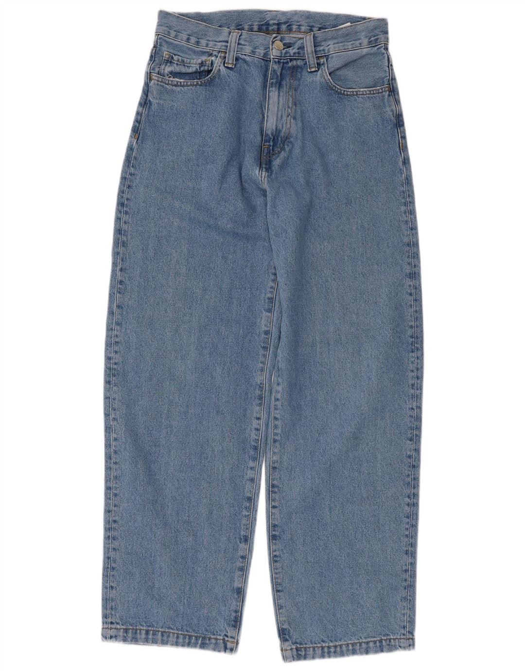 CARHARTT Jean fuselé taille haute femme W27 L28 bleu coton