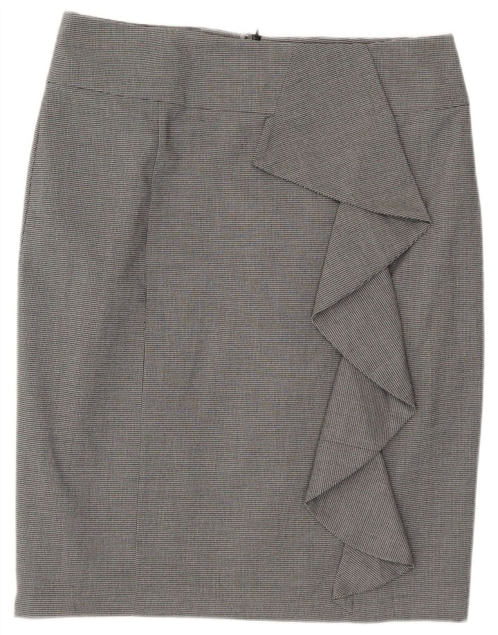 Marks & Spencer Jupe crayon pour femme UK 14 Large W32 Gris pied-de-poule