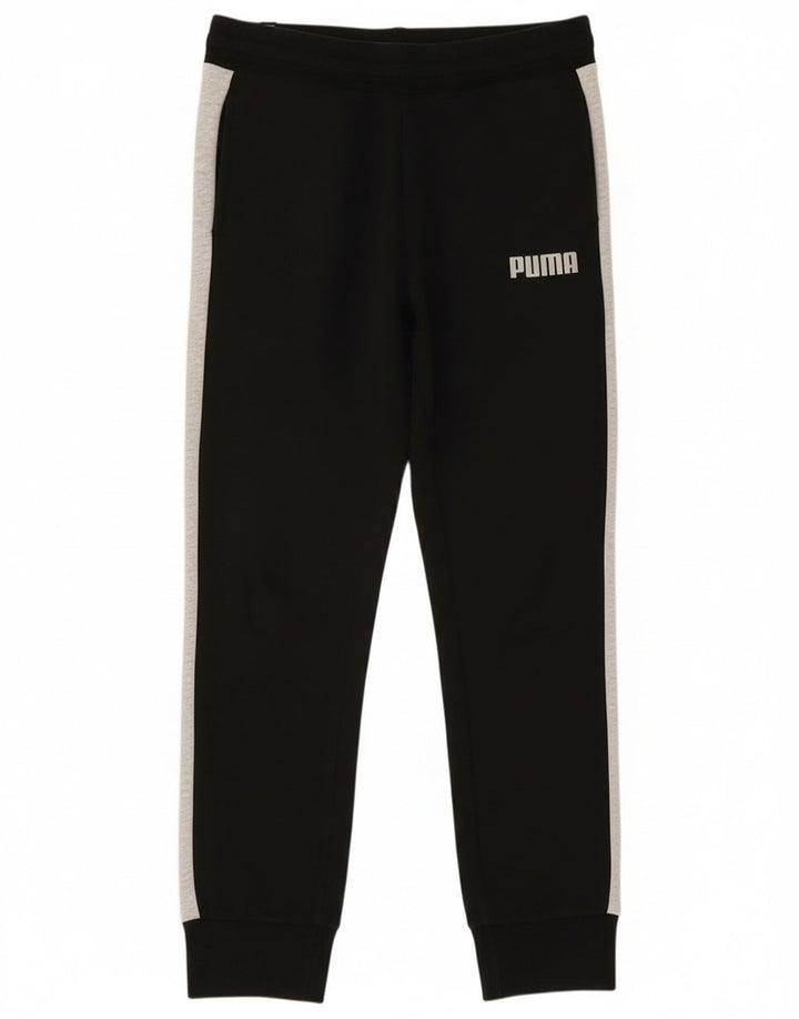 Puma Pantalon de survêtement pour femme Joggers UK 10 Small Noir Colourblock