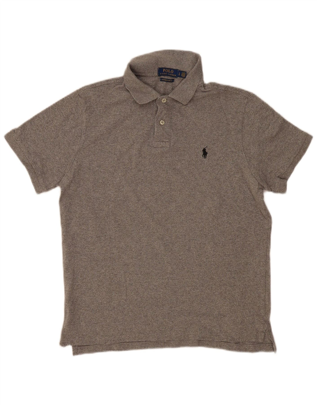 POLO RALPH LAUREN Polo Slim Fit personnalisé pour hommes en coton gris grand
