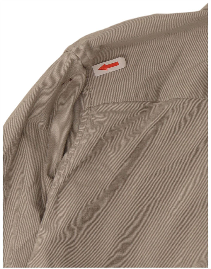 Ted Baker Chemise Homme Taille 3 Petit Coton Blanc Cassé