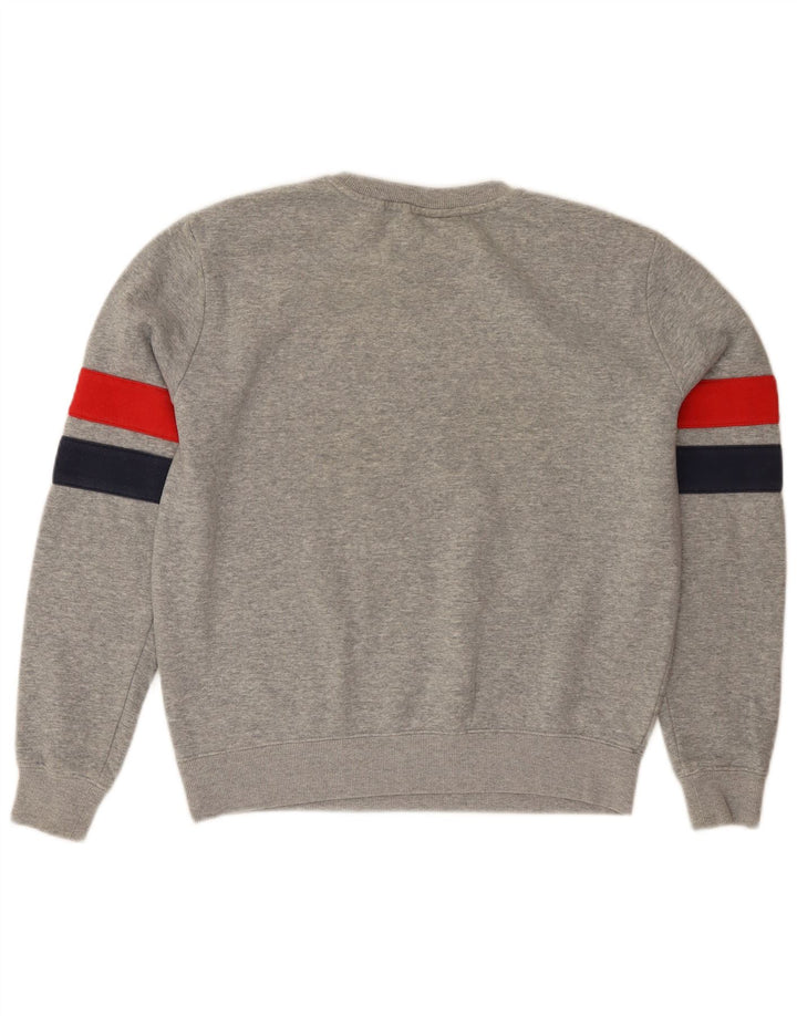 FILA Sweat-shirt graphique pour femme UK 44 Gris moyen Colourblock