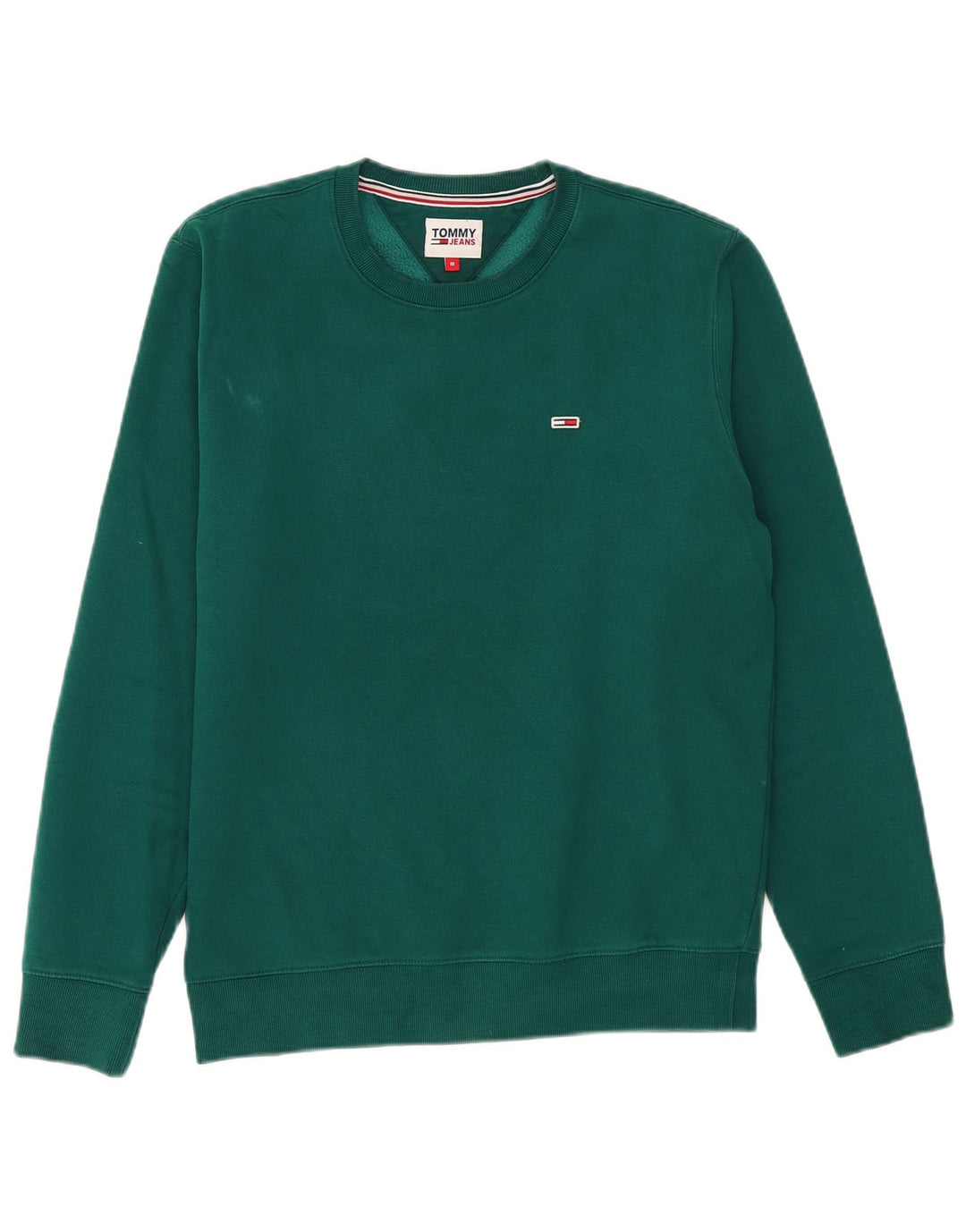 Tommy Hilfiger Sweat-Shirt Homme Vert Moyen Coton