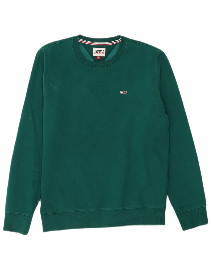 Tommy Hilfiger Sweat-Shirt Homme Vert Moyen Coton