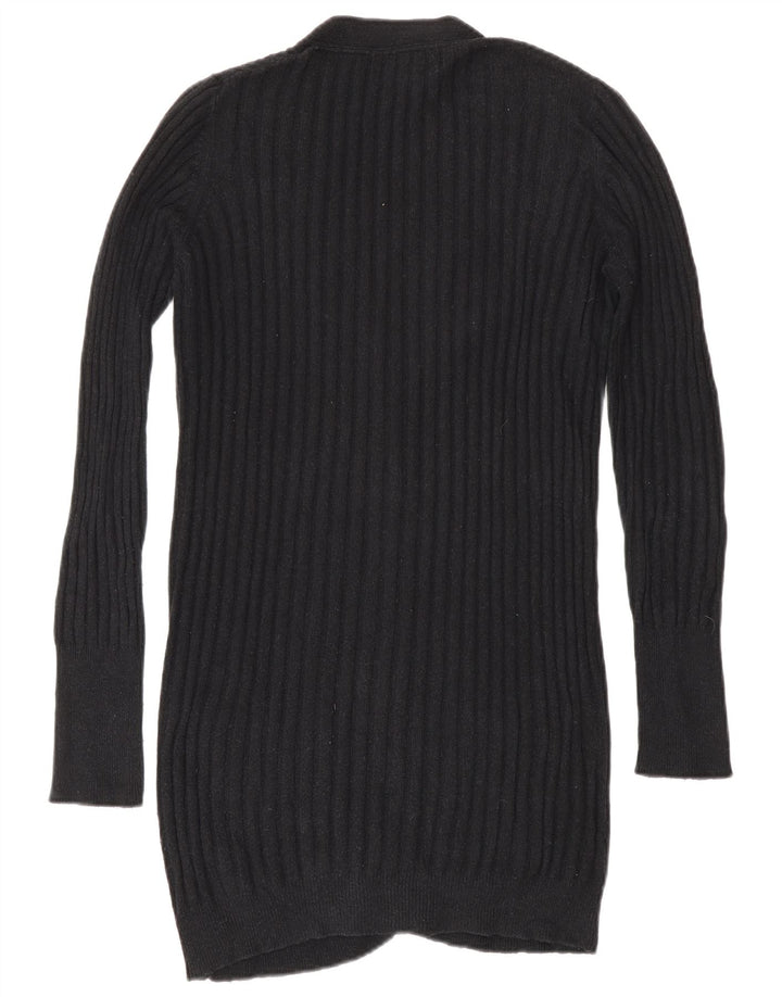 Zara Cardigan Femme Pull UK 12 Medium Noir
