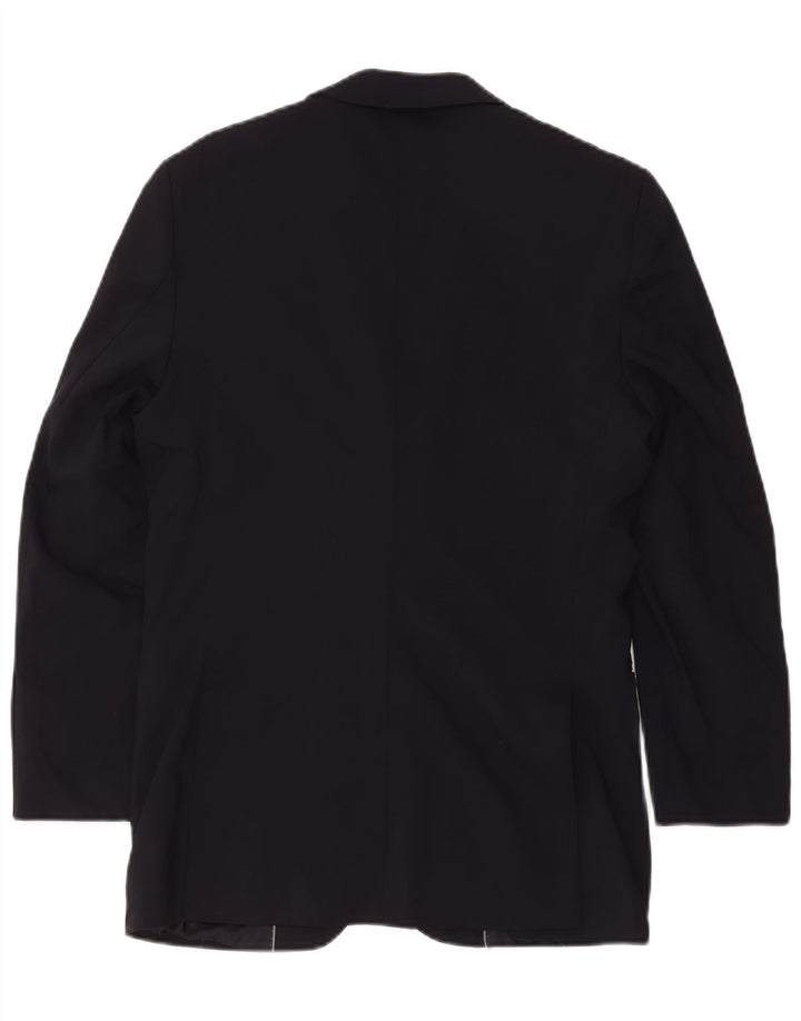 Massimo Dutti Veste Blazer 2 Boutons Homme EU 46 Petit Bleu Marine