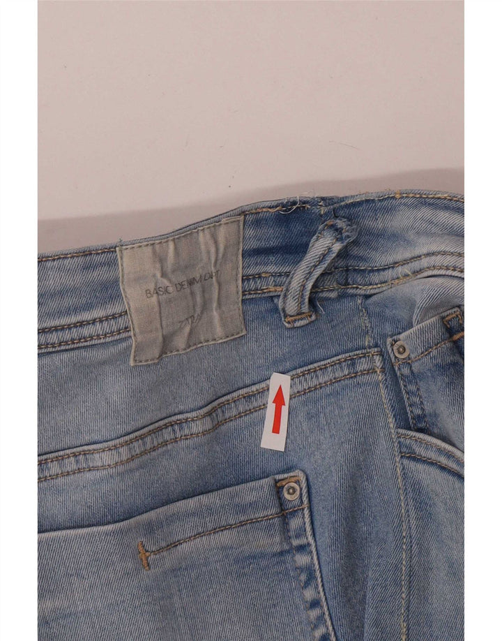 Zara Jean Slim Femme EU 42 Large W32 L27 Bleu