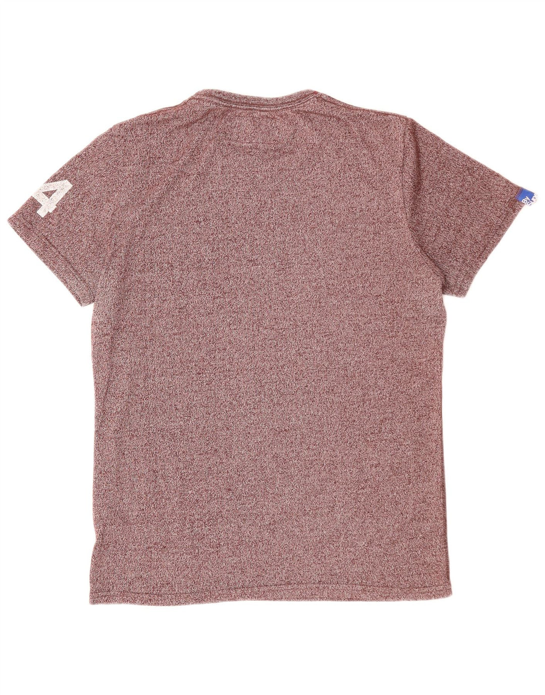 SUPERDRY Homme T-Shirt Graphique Haut Large Violet Moucheté Coton