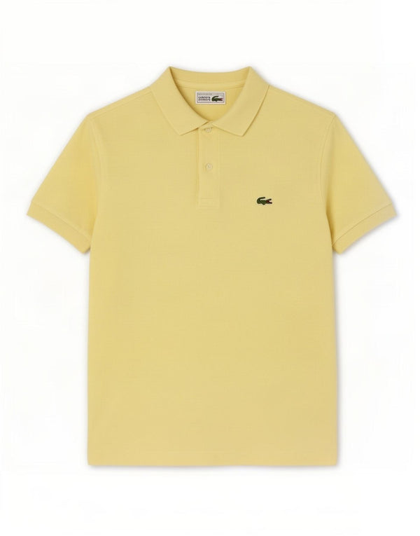 Lacoste Polo Homme Taille 4 Coton Jaune Moyen