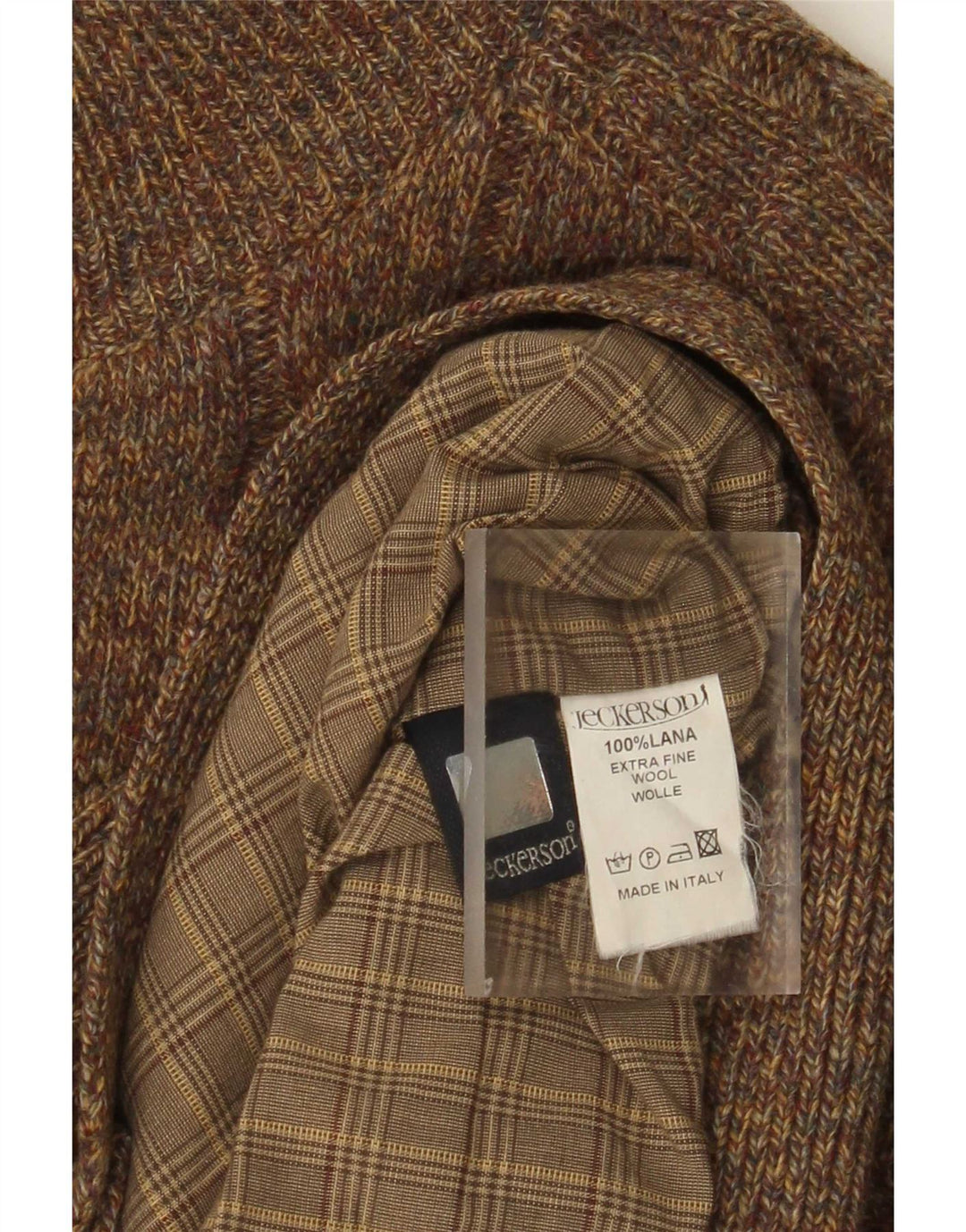 Jeckerson Cardigan pour homme Marron Taille L