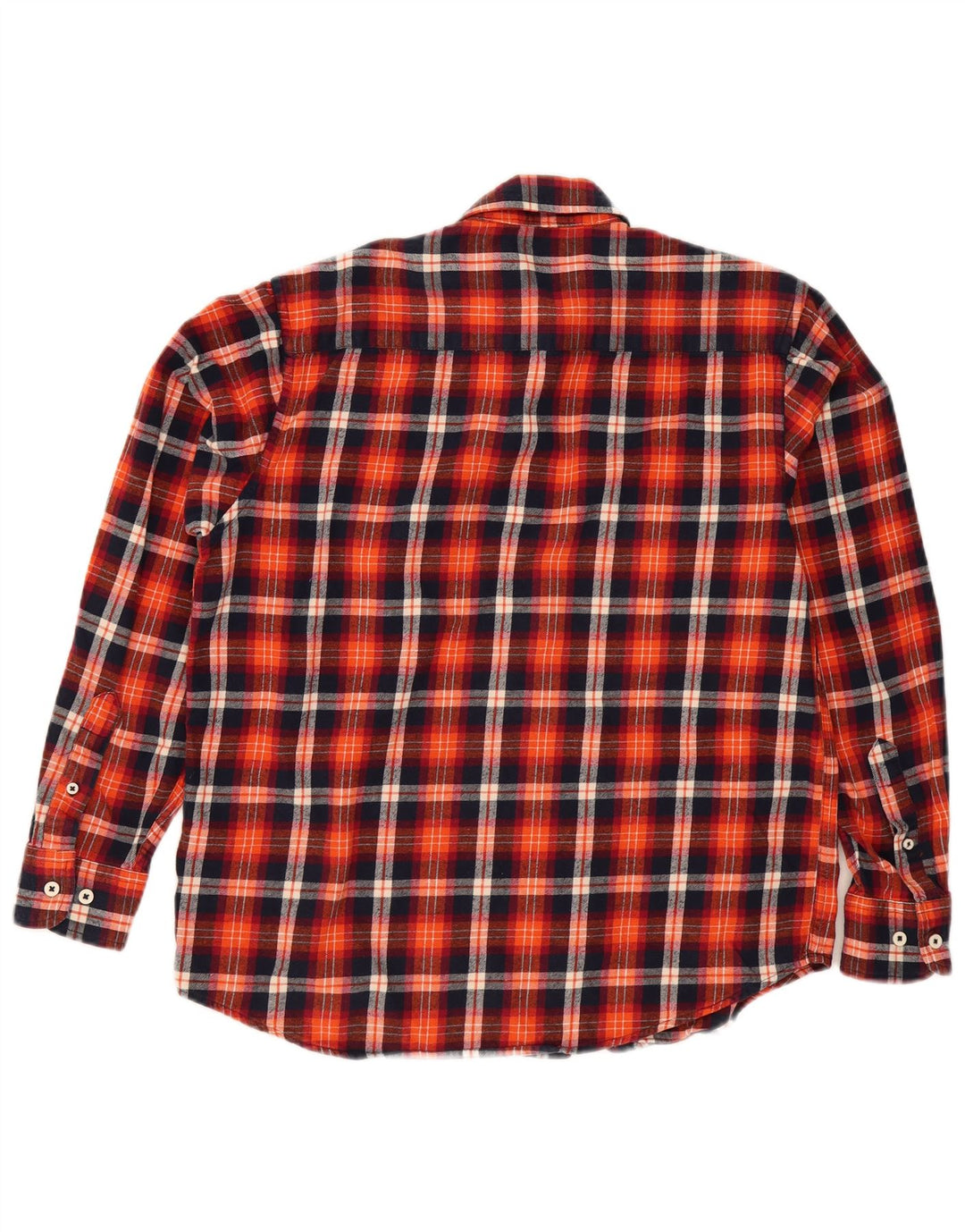 Chemise en flanelle homme vintage grand chèque rouge