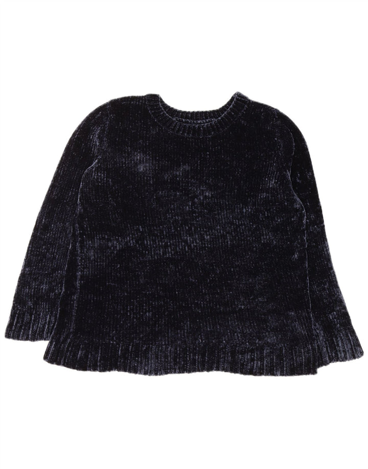 ORVIS Pull à col rond pour femme UK 16 Large Bleu marine Polyester