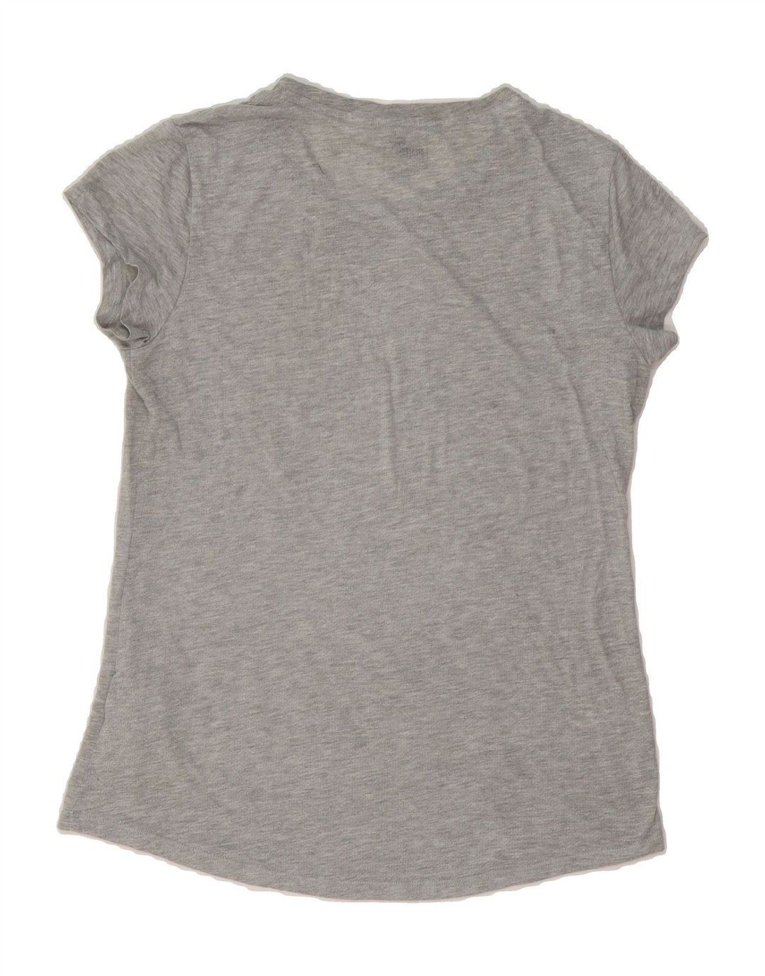 PUMA Womens Graphic T-Shirt Top UK 14 Medium Grey Flecked Polyester Vintage Puma and Second-Hand Puma from Messina Hembry 