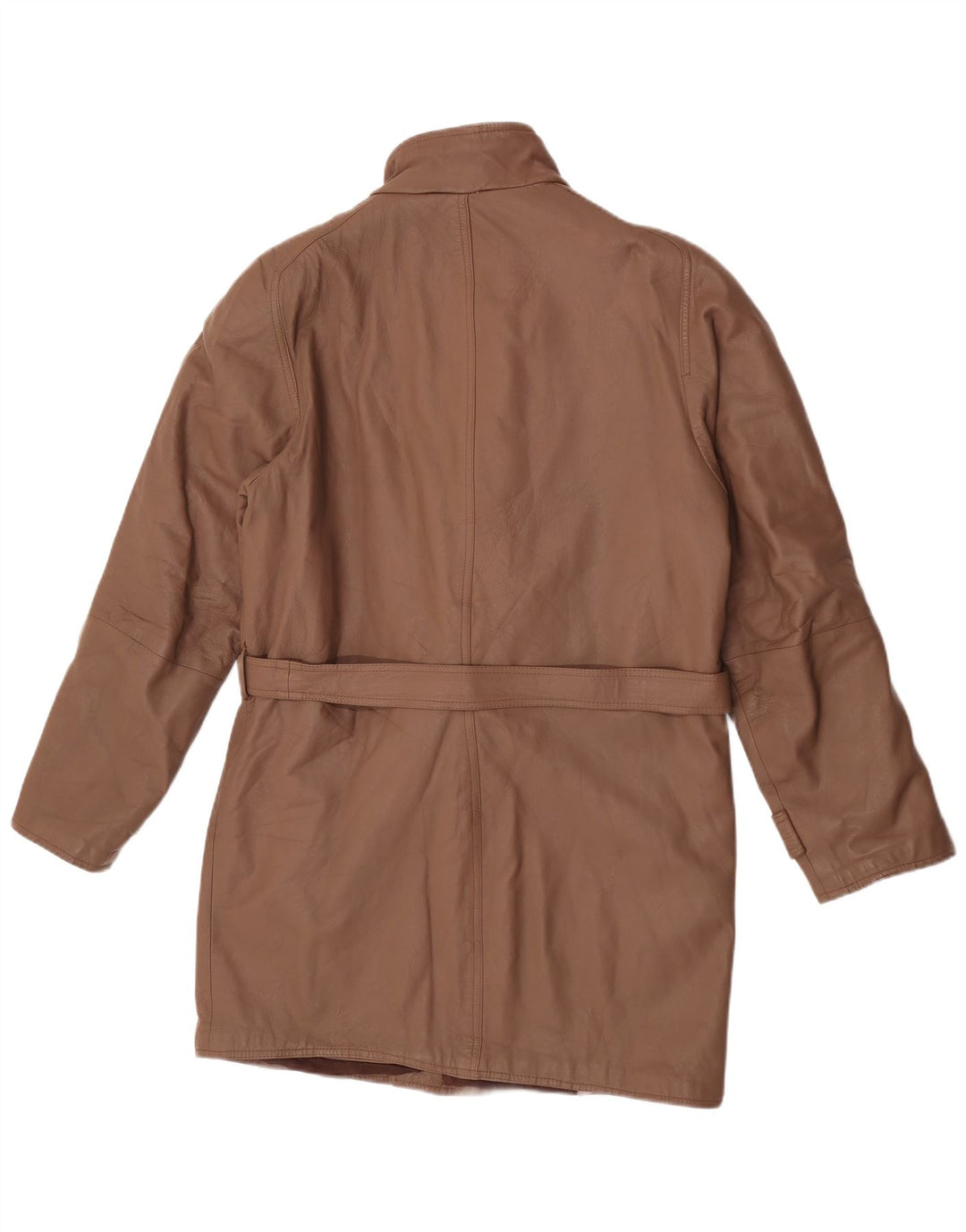 manteau en cuir homme vintage UK 36 Petit Marron