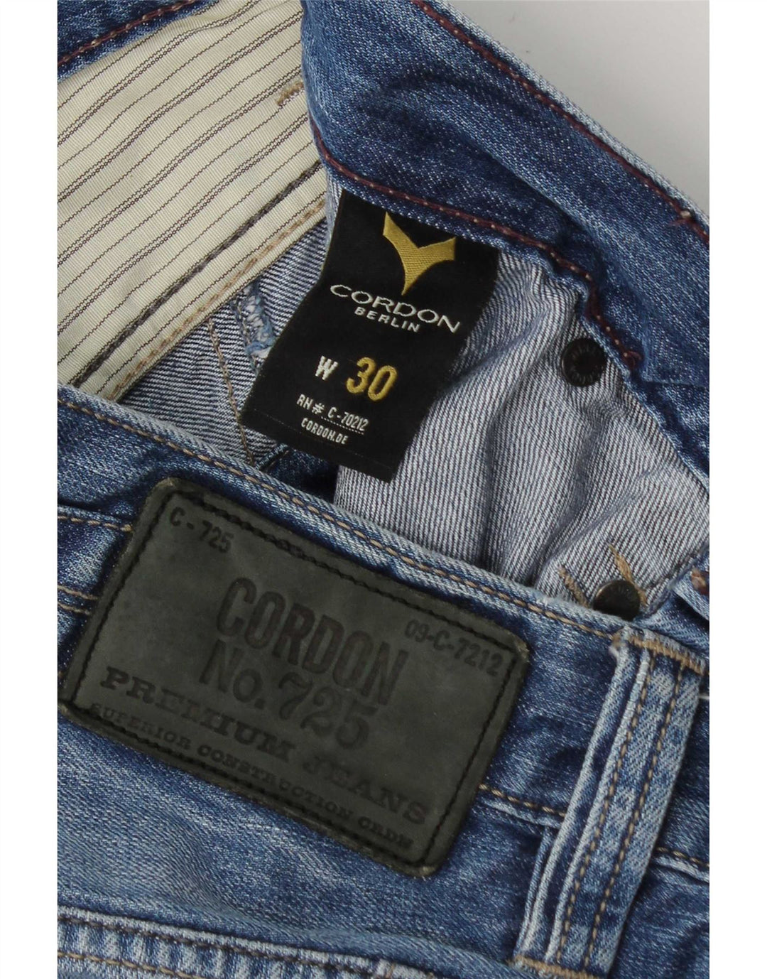 vintage Mens Cargo Denim Shorts W30 Coton Bleu Moyen