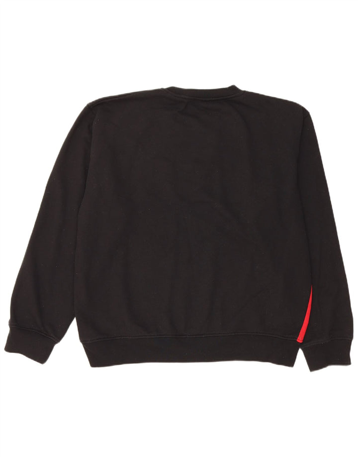 Fila Sweat-shirt graphique pour hommes, grand noir, polyester color block