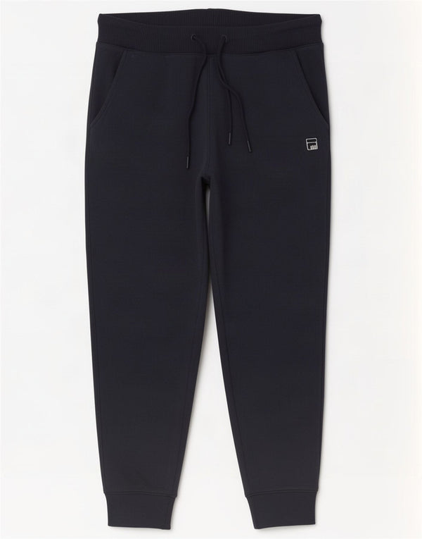 Fila Pantalon de survêtement pour femme Joggers UK 14 Bleu marine moyen Coton