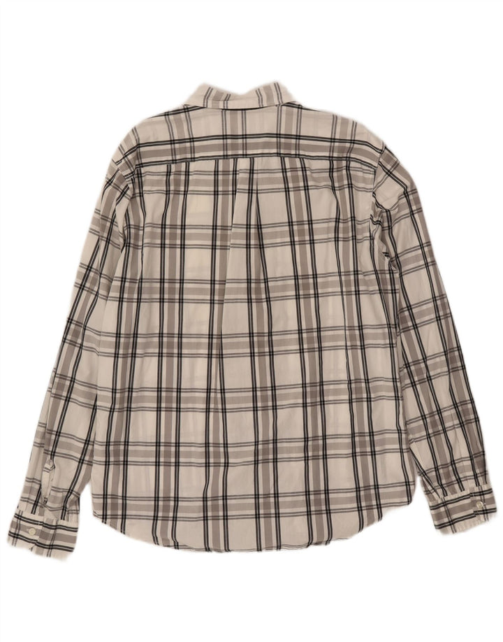 LEVI'S Chemise Homme XL Gris Carreaux Coton