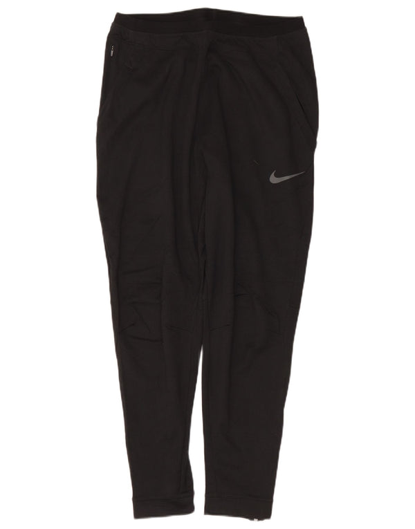 Nike Pantalon de survêtement Dri Fit pour femme UK 14 Noir moyen