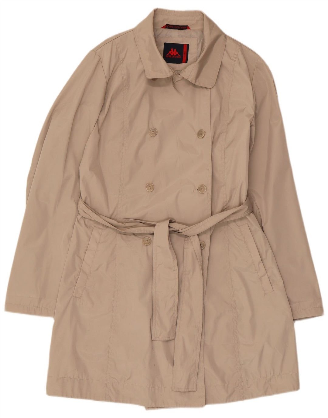 Kappa Trench Femme UK 18 XL Beige Polyester