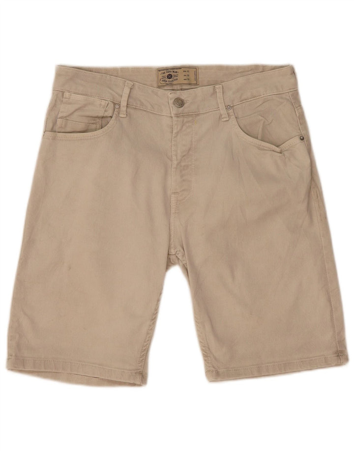 Zara Short décontracté pour homme EU 42 Large W32 Beige