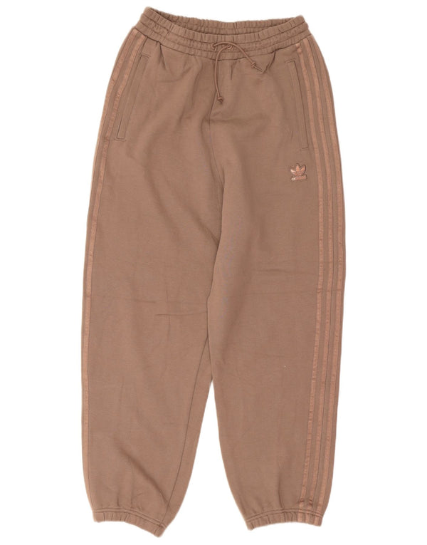 Adidas Pantalon de survêtement pour femme Joggers UK 12 Coton beige moyen