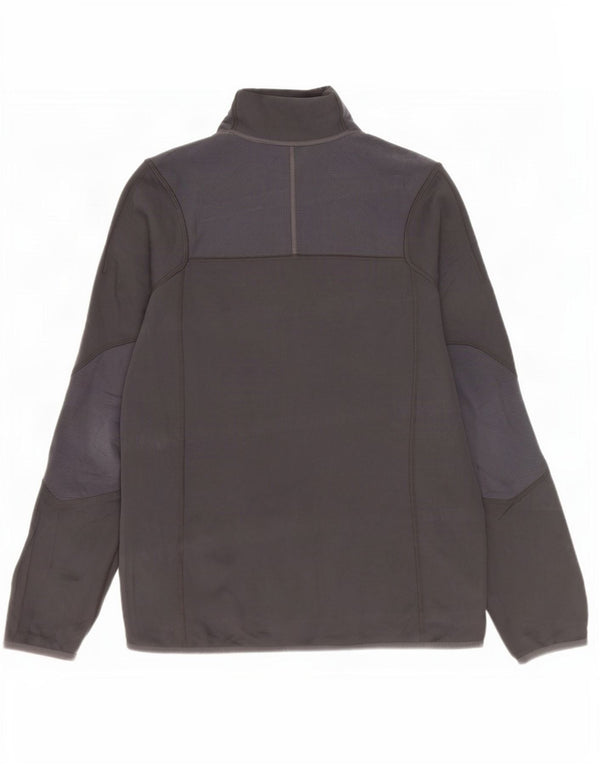 Patagonia Veste de survêtement pour femme UK 16 Large Gris Colorblock