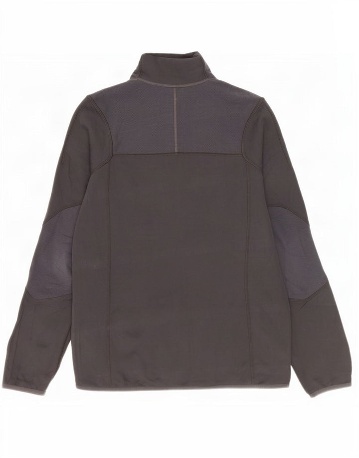 Patagonia Veste de survêtement pour femme UK 16 Large Gris Colorblock