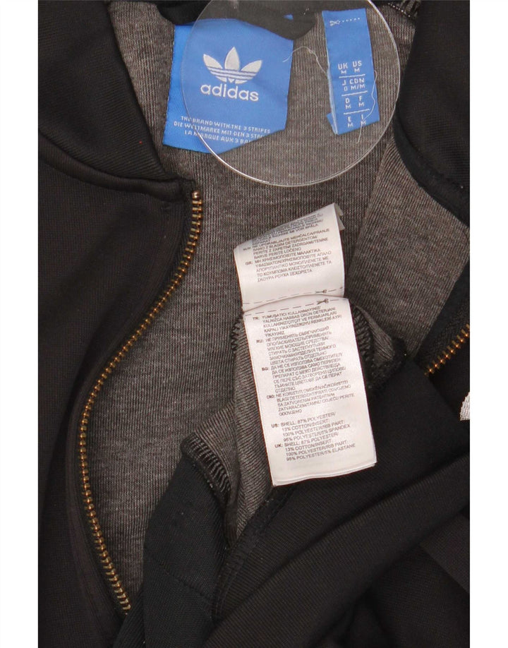 Adidas Veste de survêtement pour femme UK 14 Medium Noir Polyester