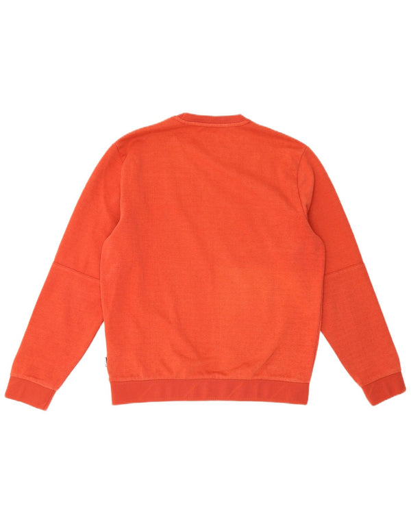 Farah Sweat-shirt en coton color block orange moyen pour homme