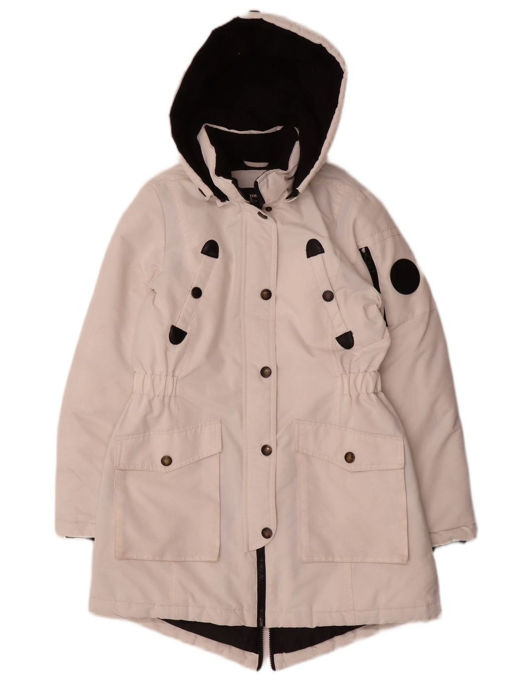 Diesel Parka à capuche pour fille 11-12 ans Blanc Polyester