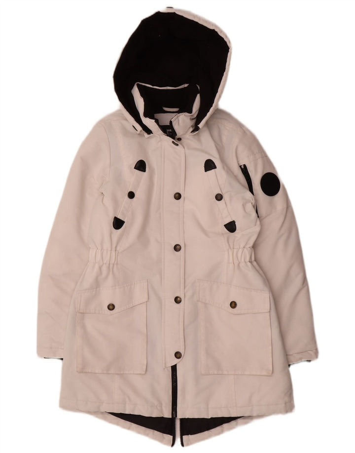 Diesel Parka à capuche pour fille 11-12 ans Blanc Polyester