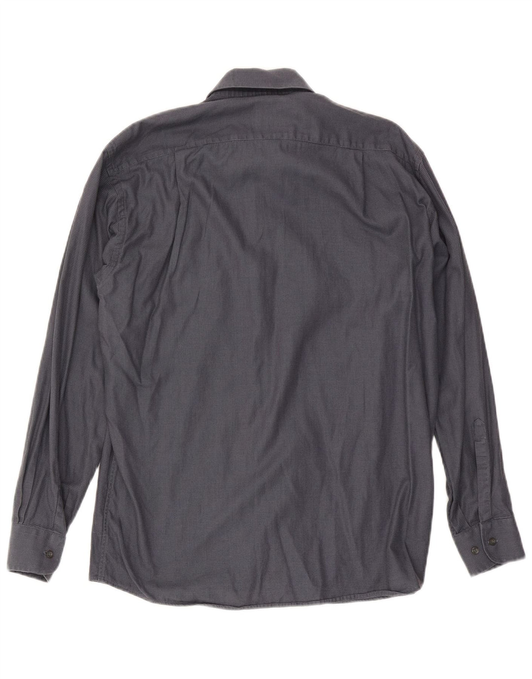 Roccobarocco Chemise Homme Taille 40 15 3/4 Coton à carreaux gris moyen