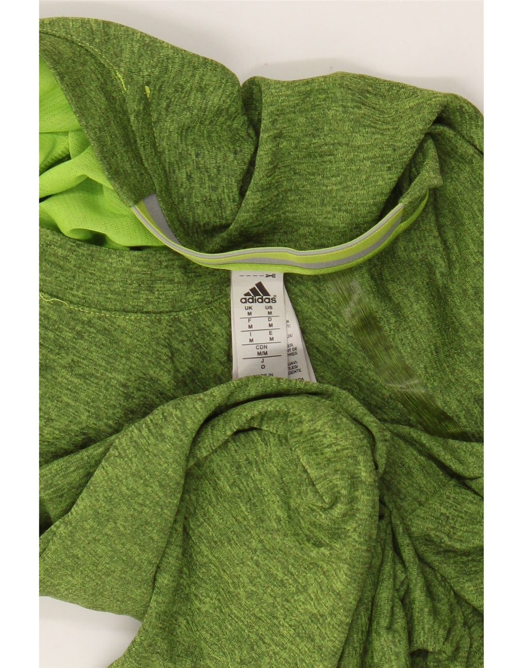 Adidas T-Shirt Homme Top Vert Moyen Moucheté Polyester