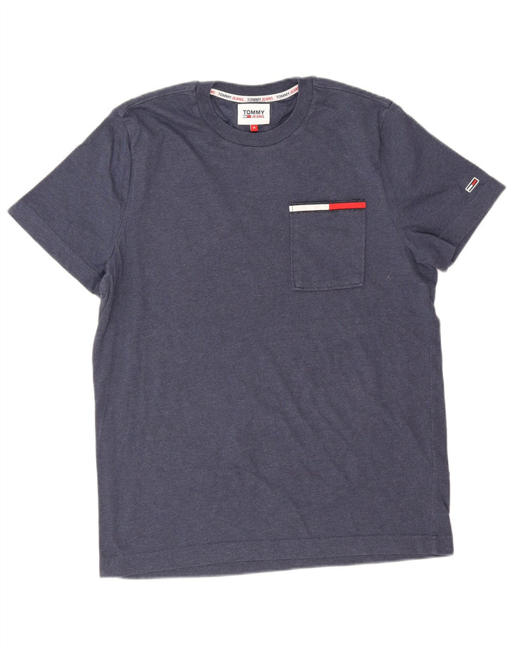 Tommy Hilfiger T-Shirt Homme Bleu Marine Moyen Coton